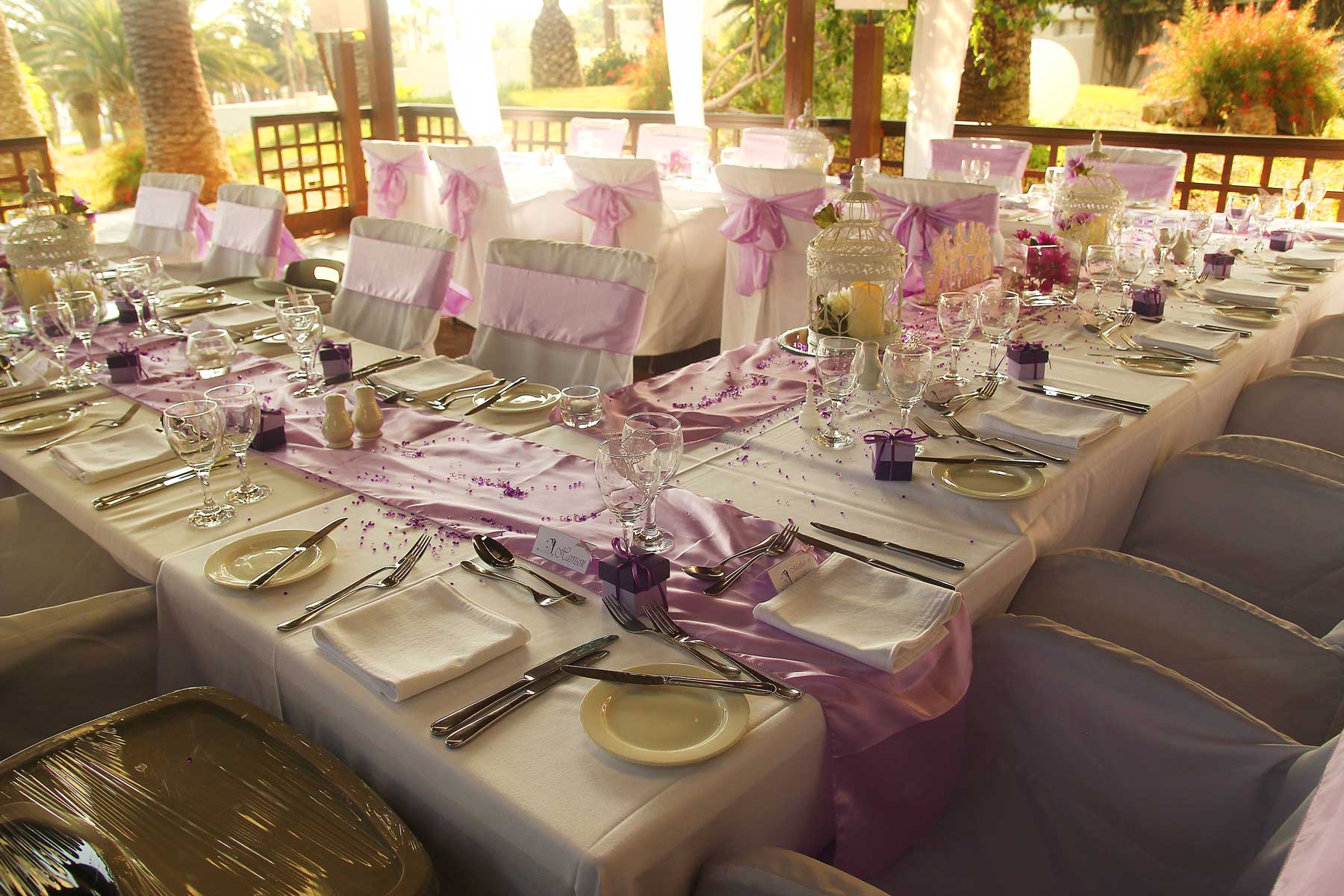 A set table